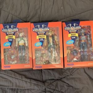 Biker Mice from Mars Action Figure Trio - Vinnie, Throttle, Modo
